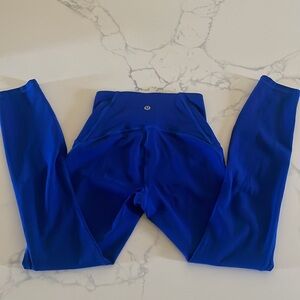 Lululemon Electric Blue Leggings. Size 2. Worn.